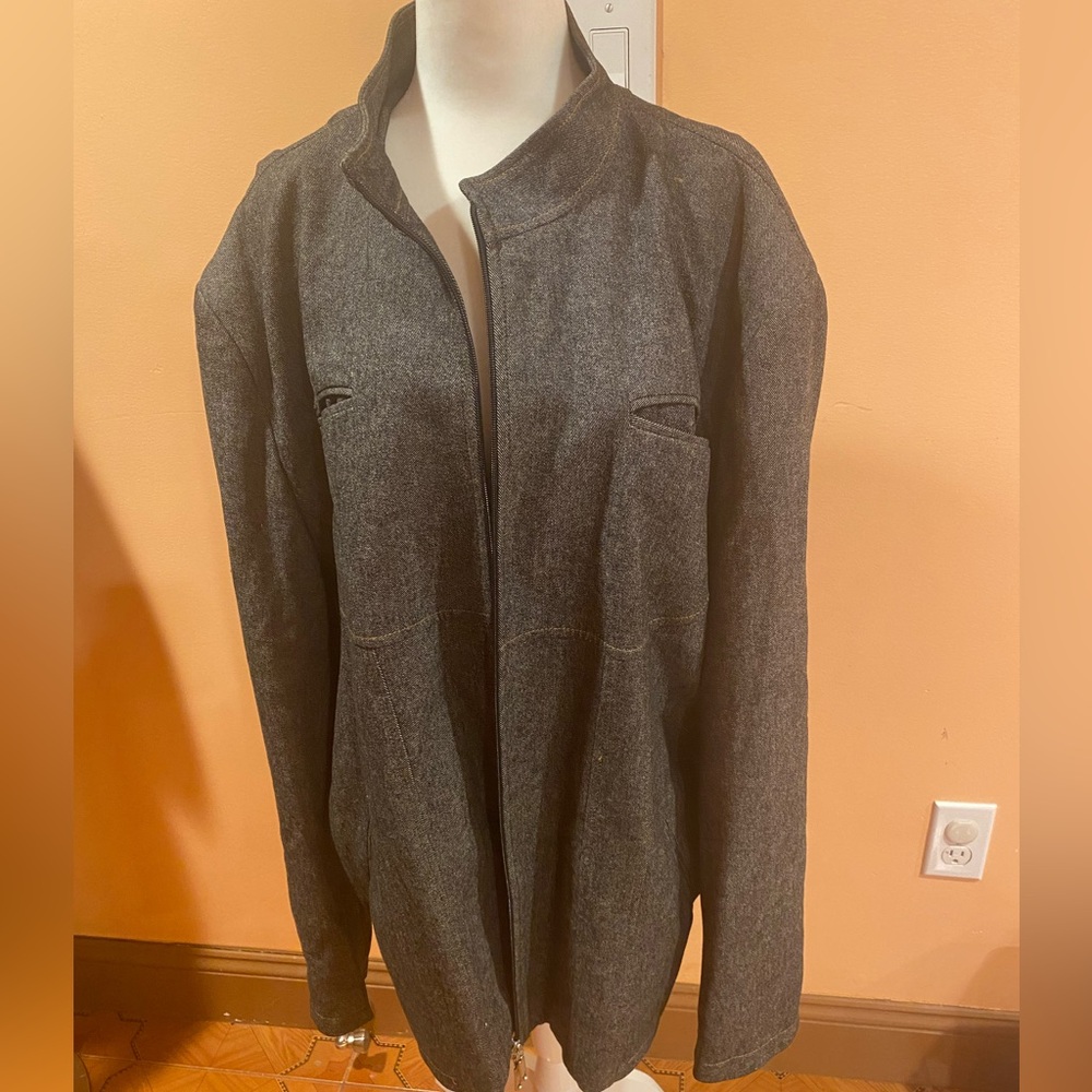 Sottotono Man’s Italian Jacket. Size 52/XL, Color Black